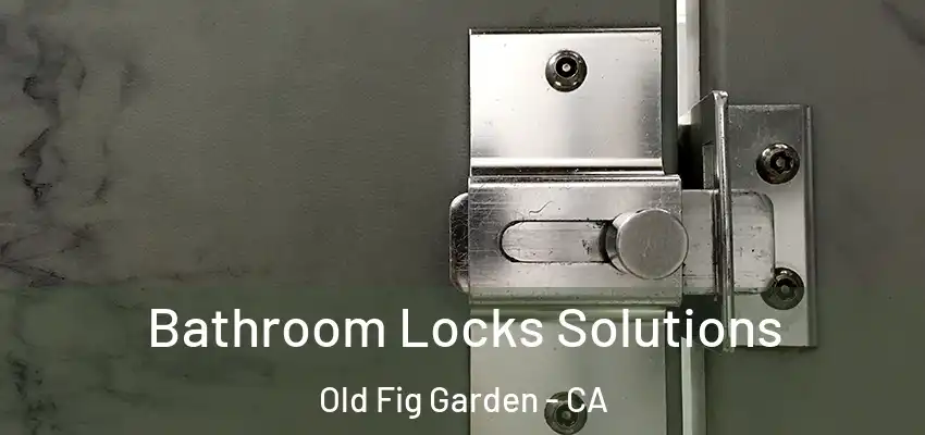  Bathroom Locks Solutions Old Fig Garden - CA
