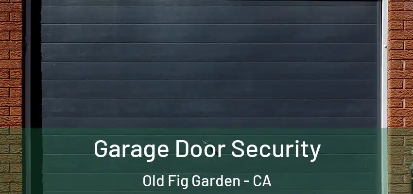 Garage Door Security Old Fig Garden - CA