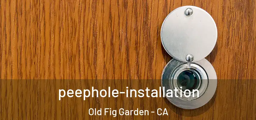  peephole-installation Old Fig Garden - CA